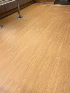 Vinyl flooring @ McDonald's Spring Leaf Tower