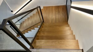 Burmese teak stairs